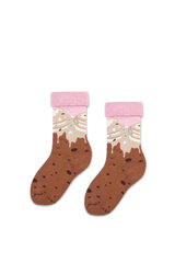 Laste sokid Zooxy Terry Warm Winter Hot Chocolate 23512-248 hind ja info | Tüdrukute sukkpüksid ja sokid | kaup24.ee