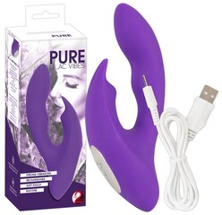 Vibratorius su klitorio stimuliatoriumi “Pure Lilac Vibes Dual Motor” You2Toys, violetinis цена и информация | Вибраторы | kaup24.ee