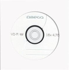 DVD-диск Omega DVD-R 4,7 ГБ 1 шт. цена и информация | Виниловые пластинки, CD, DVD | kaup24.ee