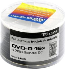 DVD Ritek DVD-R 4,7 GB, 50 tk. hind ja info | Vinüülplaadid, CD, DVD | kaup24.ee