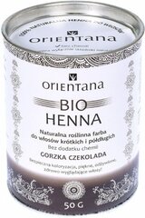 Juuksevärv Orientana Bio Henna Bitter Chocolate, 50 g hind ja info | Juuksevärvid | kaup24.ee