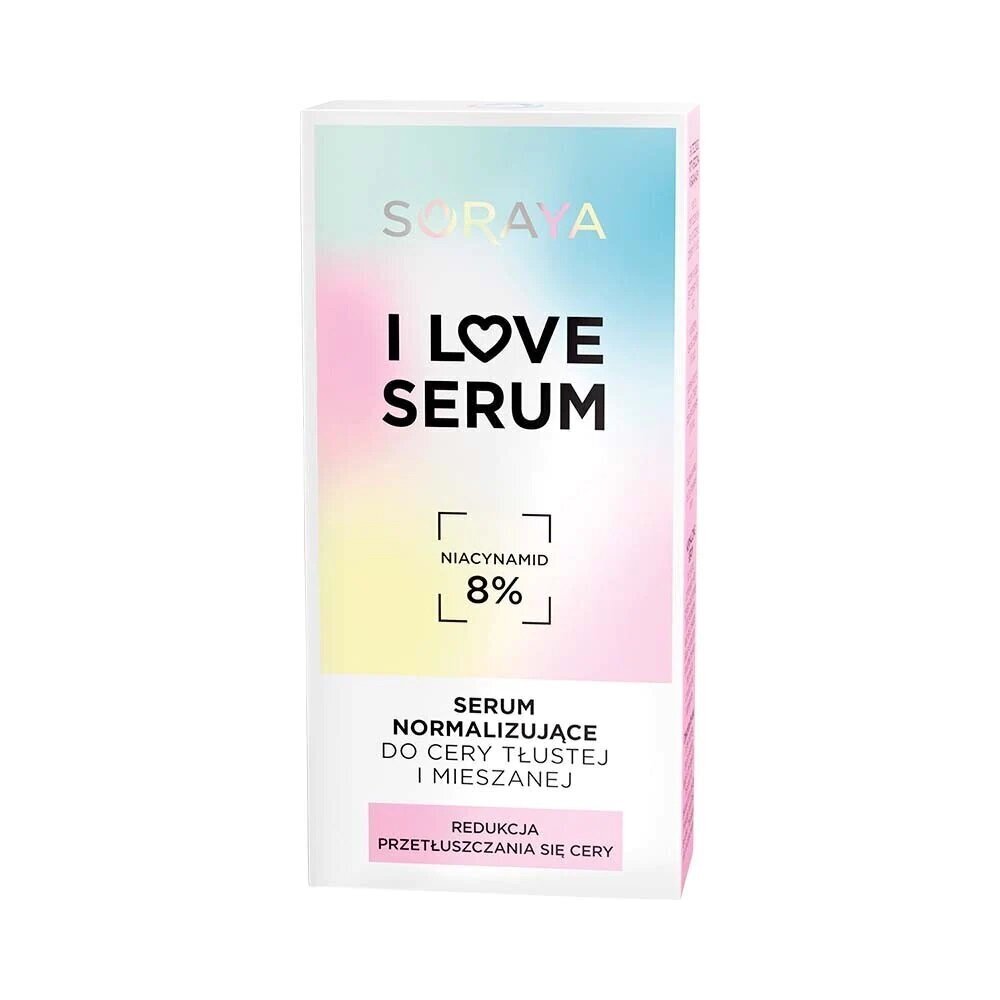 Normaliseeriv seerum rasusele ja kombineeritud nahale Soraya I Love Serum, 30ml hind ja info | Näoõlid, seerumid | kaup24.ee