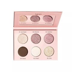 Lauvärvipalett Neo Make up Eyeshadow Palette Nude, 9g цена и информация | Тушь, средства для роста ресниц, тени для век, карандаши для глаз | kaup24.ee