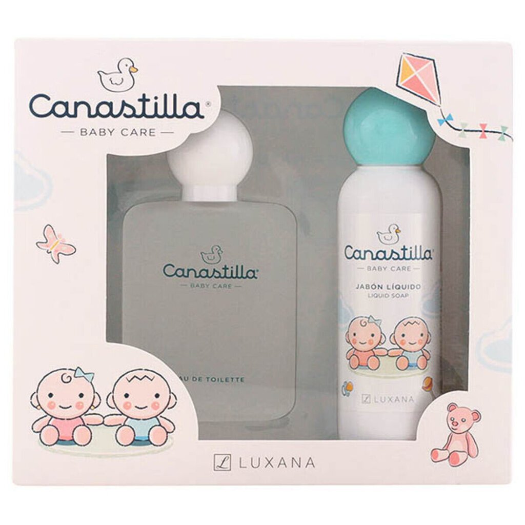 Komplekt Luxana Canastilla lastele: tualettvesi EDT, 100 ml + vedelseep, 150 ml цена и информация | Laste parfüümid | kaup24.ee