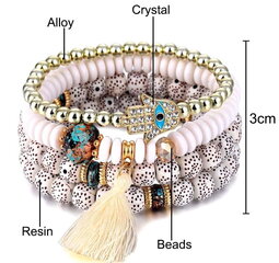 Набор браслетов N10 цена и информация | Женские браслеты | kaup24.ee