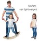 KiddyMoon tasakaalulaud puidust lastele цена и информация | Tasakaalupadjad | kaup24.ee