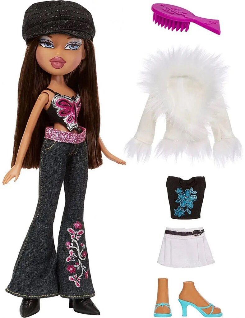 Nukk Bratz Original Fashion Doll - Nevra - Kaks riietust, moeaksessuaarid, holograafiline pakend ja plakat - 28 cm hind ja info | Tüdrukute mänguasjad | kaup24.ee