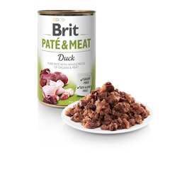 Brit Care Duck Paté & Meat konserv koertele 400g цена и информация | Консервы для собак | kaup24.ee