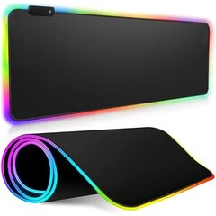 Suur hiire- ja klaviatuuripadi RGB 80x30cm hind ja info | Hiired | kaup24.ee