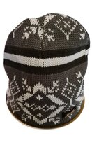 Talvemüts mustriga hall цена и информация | Мужские шарфы, шапки, перчатки | kaup24.ee