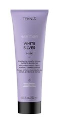 Маска для волос нейтрализующая желтые оттенки Lakme Teknia White Silver Mask, 250мл цена и информация | Бальзамы, кондиционеры | kaup24.ee