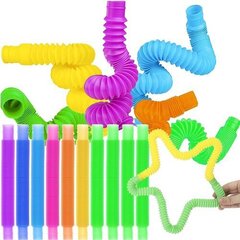 Сенсорные игрушечные трубочки, 10 шт. цена и информация | Развивающие игрушки и игры | kaup24.ee