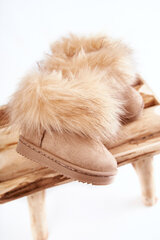 Laste lumesaapad Eco Fur Beige Ariana 22136-69 hind ja info | Laste saapad | kaup24.ee