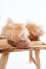 Laste lumesaapad Eco Fur Beige Ariana 22136-69 hind ja info | Laste saapad | kaup24.ee