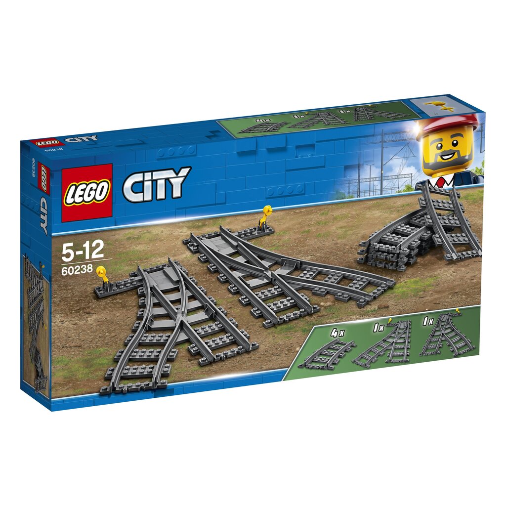 60238 LEGO® City Rööpavõllid цена и информация | Klotsid ja konstruktorid | kaup24.ee