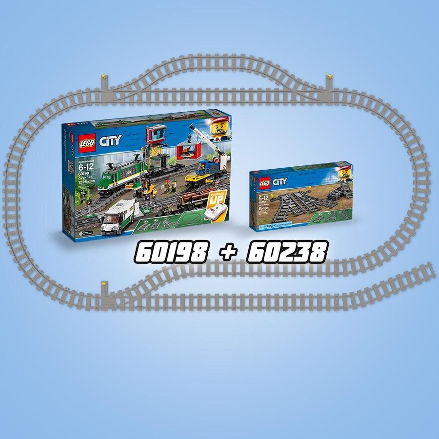 60238 LEGO® City Rööpavõllid hind ja info | Klotsid ja konstruktorid | kaup24.ee