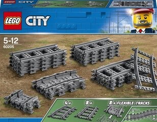 Lego City Trains 60205 Рельсы цена и информация | Конструкторы и кубики | kaup24.ee