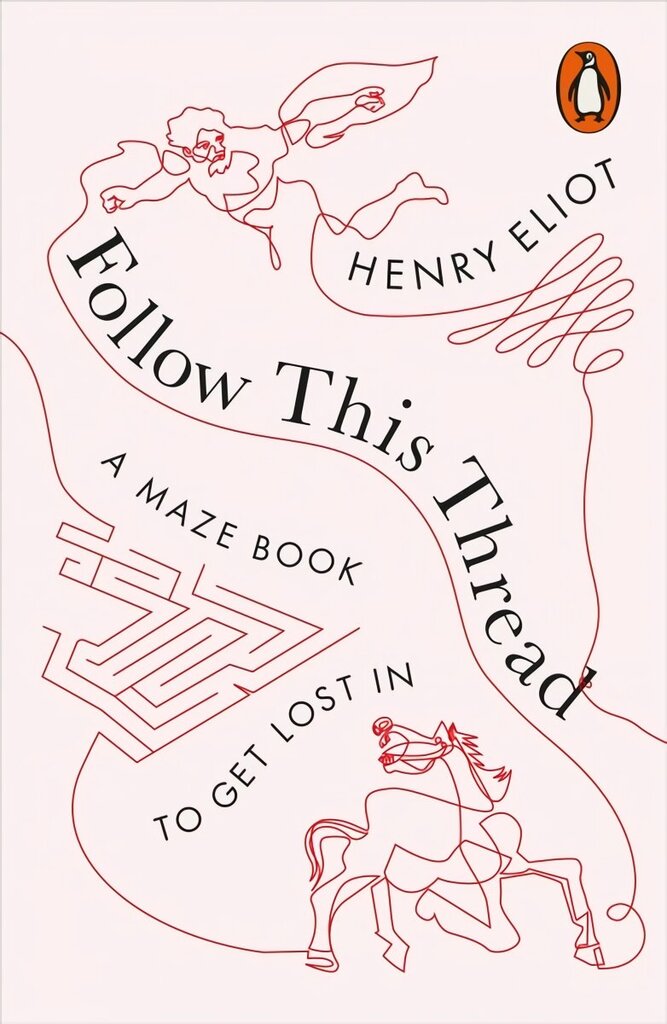 Follow This Thread: A Maze Book to Get Lost In hind ja info | Tervislik eluviis ja toitumine | kaup24.ee