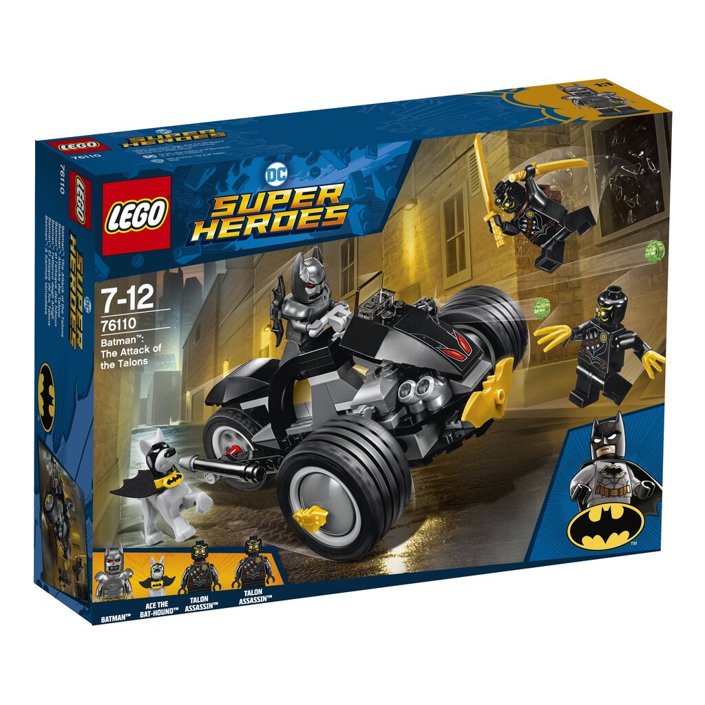 76110 LEGO® SUPER HEROES, Batman: The Attack of the Talons hind ja info | Klotsid ja konstruktorid | kaup24.ee