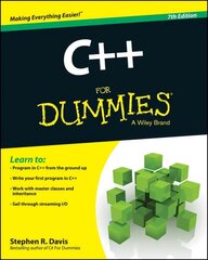 Cplusplus For Dummies, 7e 7th Edition цена и информация | Книги по экономике | kaup24.ee