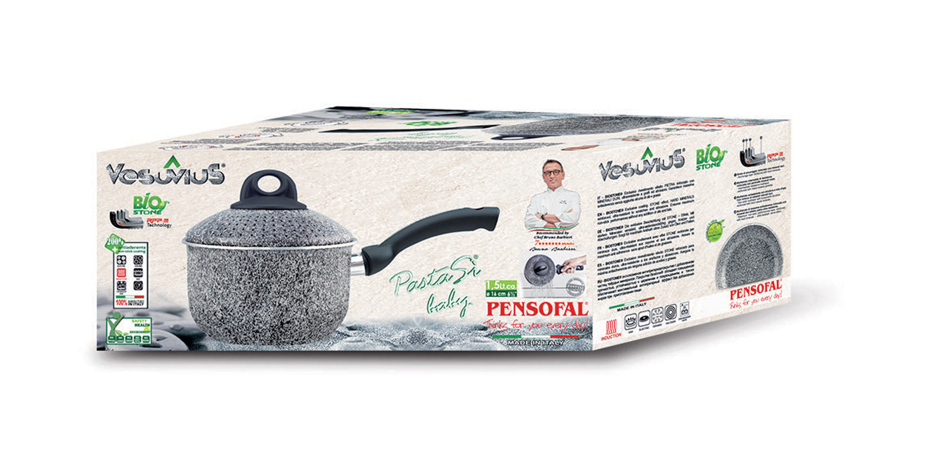 Pensofal Vesuvius Pastasi Baby 16cm 1.5L 8018 hind ja info | Potid ja kiirkeedupotid | kaup24.ee