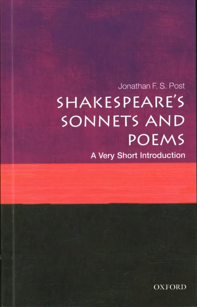 Shakespeare's Sonnets and Poems: A Very Short Introduction цена и информация | Ajalooraamatud | kaup24.ee