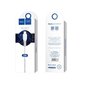 Hoco X20 Ultra Durable-Soft Lightning to USB Data & Fast 2.4A Charger Cable 2m (MD819) White цена и информация | Mobiiltelefonide kaablid | kaup24.ee