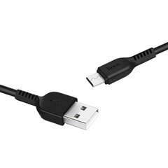 Kaabel USB -> Micro USB Hoco X20 3.0 m, Laadimisjuhe USB 2.0 Micro usb, must hind ja info | Mobiiltelefonide kaablid | kaup24.ee