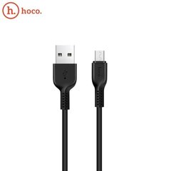 Kaabel USB -> Micro USB Hoco X20 3.0 m, Laadimisjuhe USB 2.0 Micro usb, must hind ja info | Mobiiltelefonide kaablid | kaup24.ee