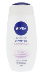 Dušigeel Nivea Creme Sensitive 250 ml цена и информация | Масла, гели для душа | kaup24.ee