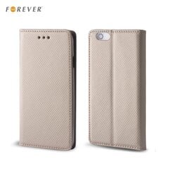 Forever Smart Magnetic Fix Book Case ilma klambrita Samsung Galaxy A6+ (2018) Kuldne hind ja info | Telefoni kaaned, ümbrised | kaup24.ee