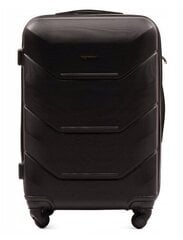 Большой чемодан Wings TD147, размер L, черный цена и информация | Чемоданы, дорожные сумки | kaup24.ee