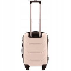 Небольшой чемодан Wings TD147, размер S, для ручной клади, белый цена и информация | Чемоданы, дорожные сумки | kaup24.ee