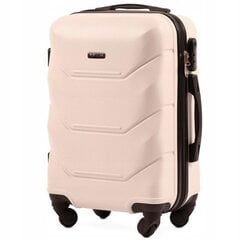 Среднего размера чемодан Wings TD147, размер M, белый цена и информация | Чемоданы, дорожные сумки | kaup24.ee