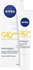 Крем для кожи вокруг глаз Nivea Q10 Power, 15мл цена и информация | Сыворотки, кремы для век | kaup24.ee