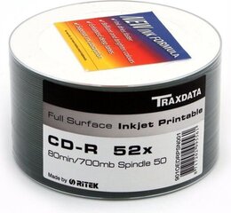 CD Ritek CD-R 700 МБ, 50 шт. цена и информация | Виниловые пластинки, CD, DVD | kaup24.ee