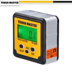 Угломер магнитный, Цифровой транспортир  UK BRAND, TOUGH MASTER®  TM-LBH90 цена и информация | Механические инструменты | kaup24.ee