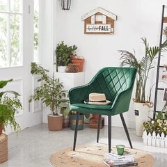 Комплект обеденных стульев Velvet, зеленый цена и информация | Стулья для кухни и столовой | kaup24.ee