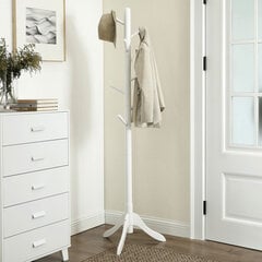 Вешалка для одежды, белый цена и информация | Вешалки для одежды | kaup24.ee