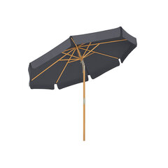 Kaheksanurkne vihmavari 300 cm, halli värvi hind ja info | Päikesevarjud, markiisid ja alused | kaup24.ee