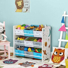 Полка для игрушек в детскую комнату GKR33WT цена и информация | Полки для книг и игрушек | kaup24.ee