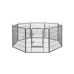 Клетка для собаки Feandrea, изготовлена из 8 панелей 77 х 80 см. цена и информация | Переноски, сумки | kaup24.ee