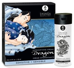 Intiimpiirkonna kreem Shunga Dragon Intensifying Cream Sensitive, 60 ml hind ja info | Hügieenitooted | kaup24.ee