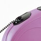 Flexi automaatne rihm New Classic XS, roosa, 3 m hind ja info | Koerte jalutusrihmad | kaup24.ee