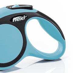 Flexi автоматический поводок New Comfort XS, синий, 3 года цена и информация | Поводки для собак | kaup24.ee