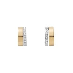 Skagen Elegantsed kahevärvilised sõrmused Elini kristallidega kõrvarõngad SKJ1446998 hind ja info | Kõrvarõngad | kaup24.ee