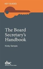 Board Secretary's Handbook hind ja info | Majandusalased raamatud | kaup24.ee