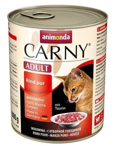 Konserv kassidele Animonda Carny Adult veiselihaga, 800 g hind ja info | Konservid kassidele | kaup24.ee