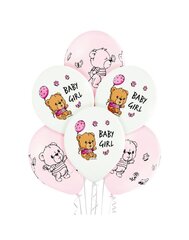 12"/30cm Trükipildiga õhupallid 6 tk "Baby Girl" 9878 цена и информация | Шарики | kaup24.ee