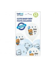 Набор воздушных шаров «Baby Boy», 6 шт, 12"/30 см, 9847 цена и информация | Шары | kaup24.ee